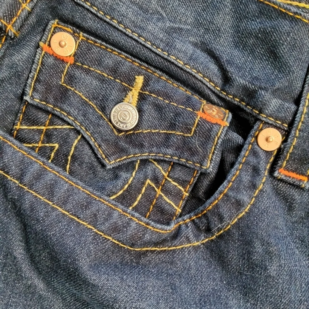 True Religion Skinny WFLP Old Multi Size 34